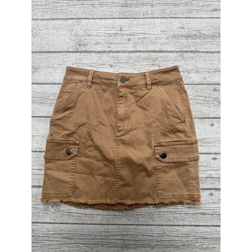 American Eagle Cargo Mini Skirt Women's Small Brown Utility Summer Streetwear